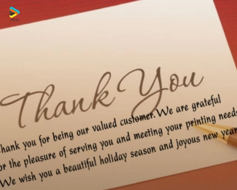 Card thank you ấn tượng