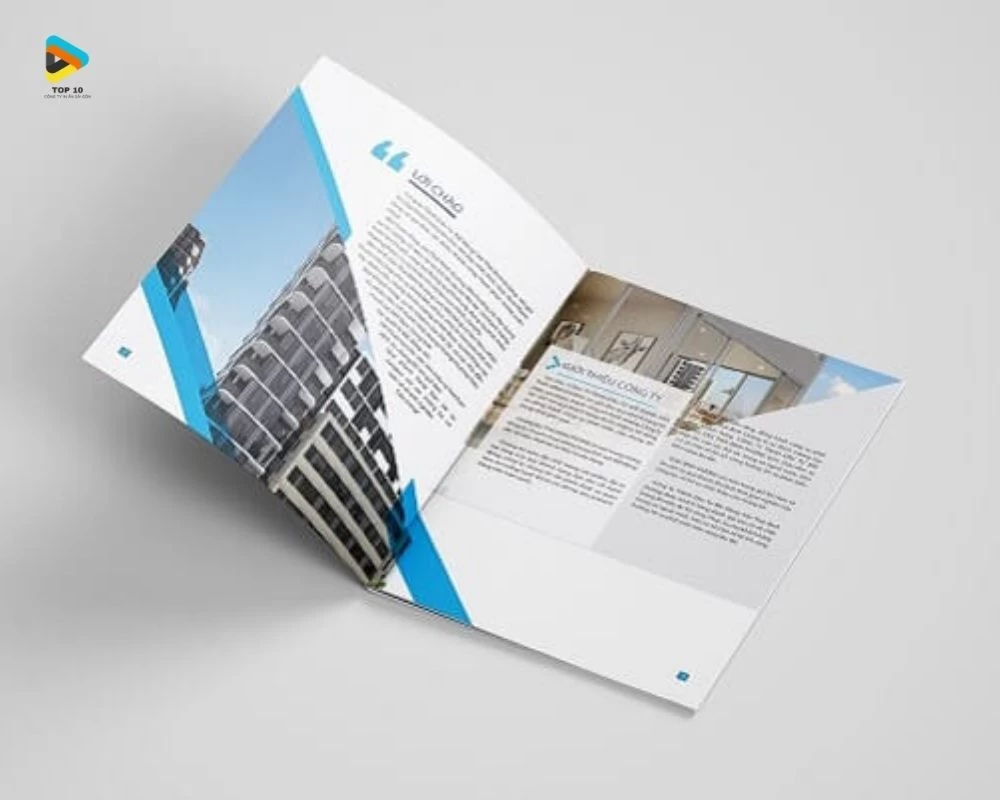 Cuốn catalogue bất động sản thiết kế đơn giản