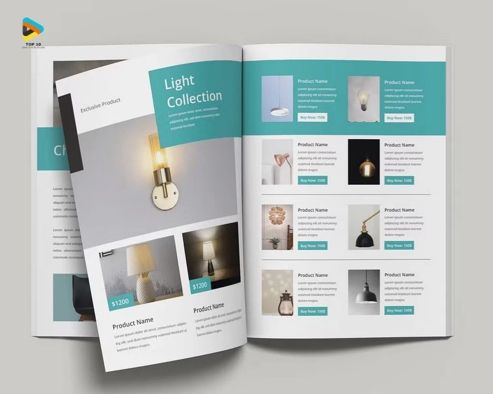 Catalogue giới thiệu đèn ngủ có thiết kế tối giản
