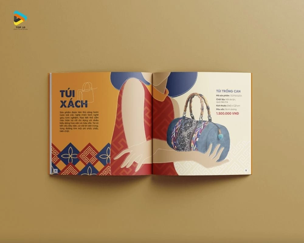 Catalogue khổ vuông về thời trang