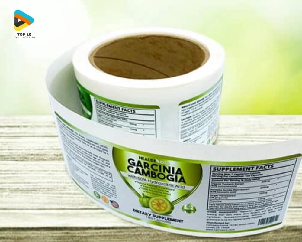 Tem cuộn dán chai lọ
