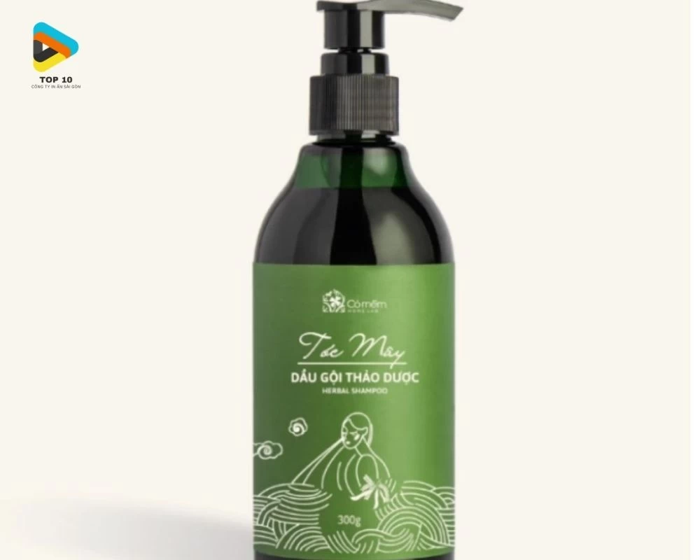 Tem nhãn chai dầu gội