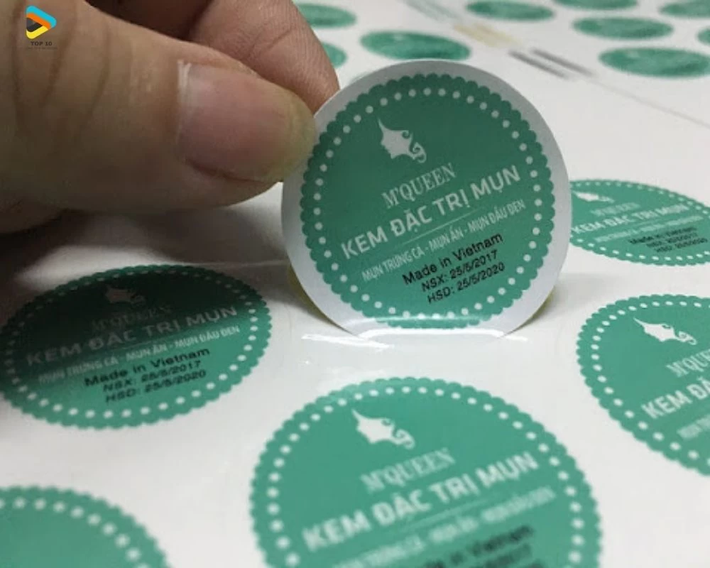 Tem decal giấy
