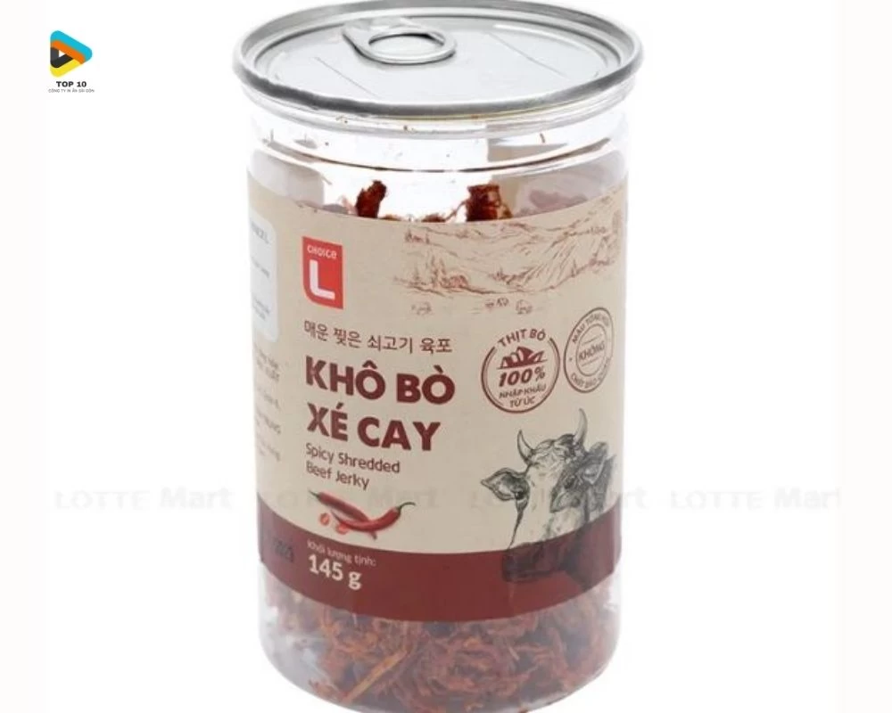 Tem khô bò xé cay