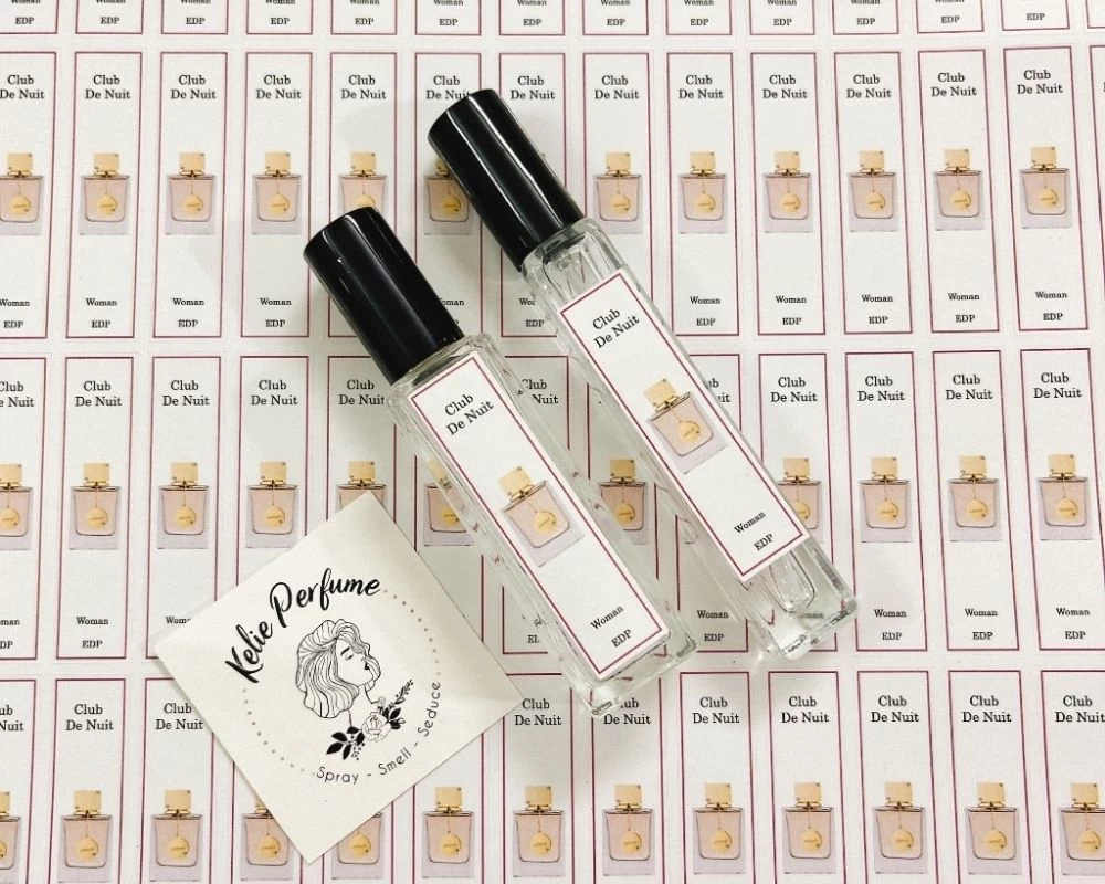 Tem nước hoa chiết dung tích 10ml