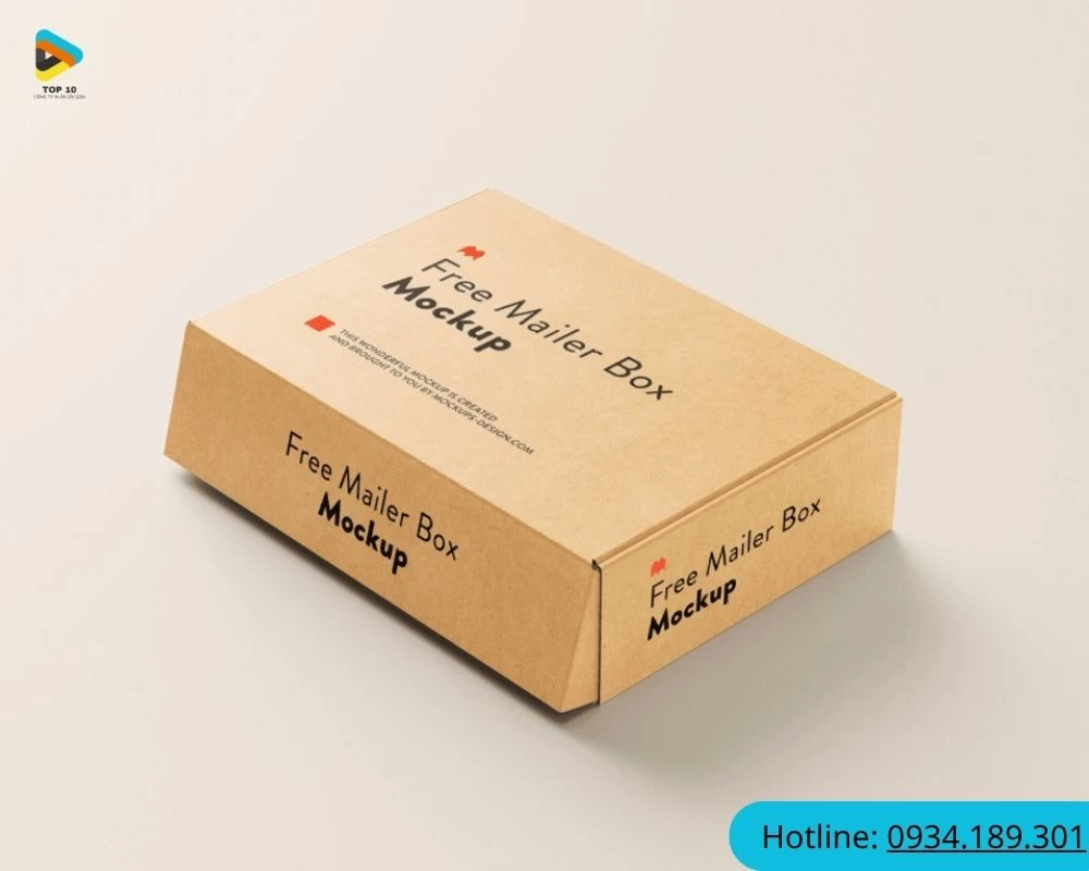 Hộp đựng giày kraft