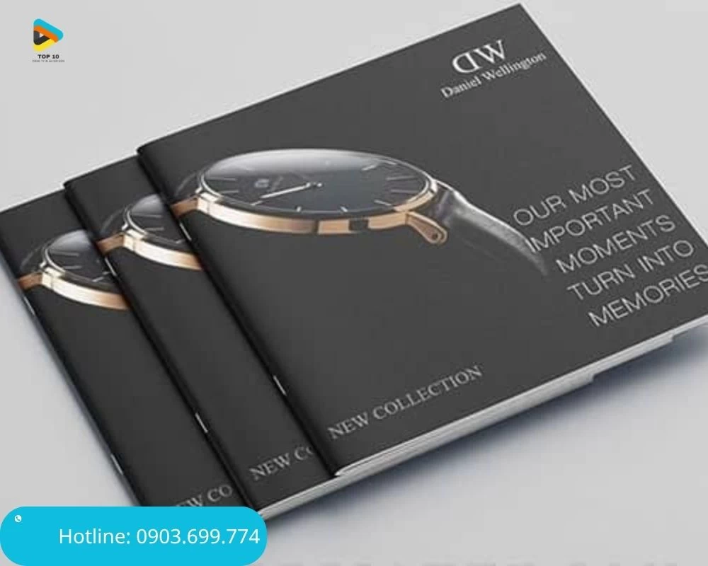 Catalogue A5 đóng ghim lồng