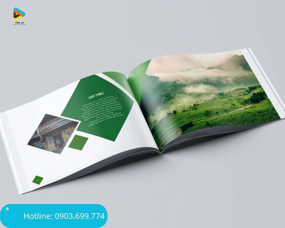 Catalogue A5 đóng keo giữa