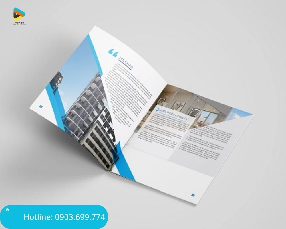Mẫu catalogue A5 doanh nghiệp