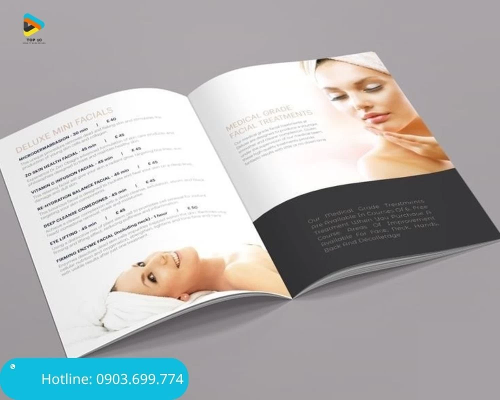 Mẫu catalogue A5 spa