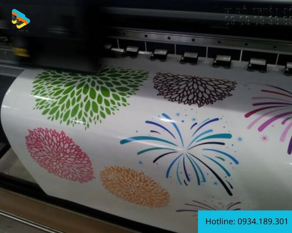 Mẫu decal 7 màu dán tường