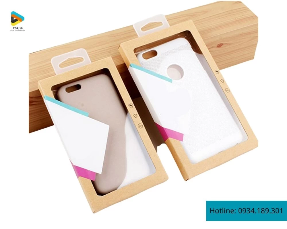 Hộp đựng điện thoại bằng giấy kraft
