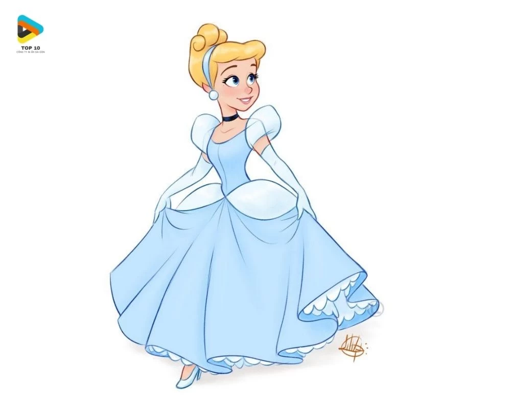 Sticker công chúa Cinderella (Lọ Lem)