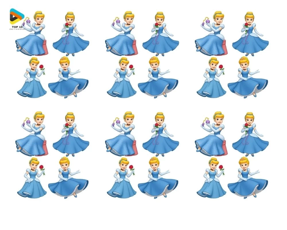 Sticker công chúa lọ lem