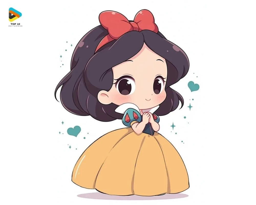 Sticker công chúa Bạch Tuyết