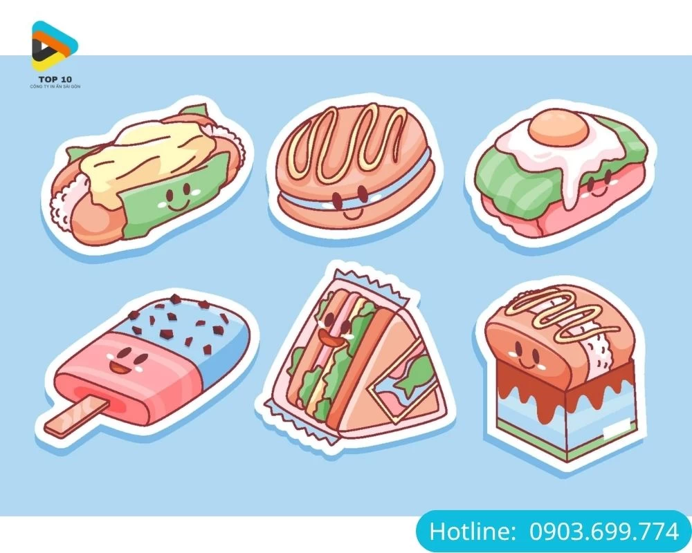 Sticker bánh