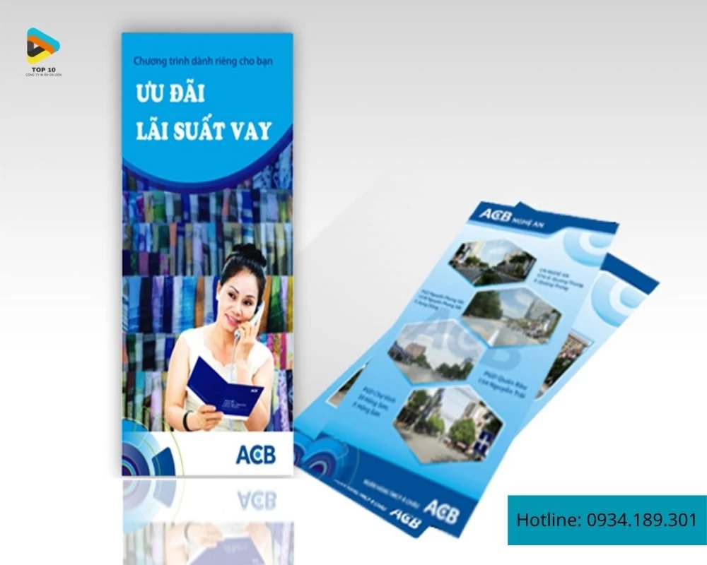 Tờ rơi ngân hàng dành cho ưu đãi lãi suât thấp