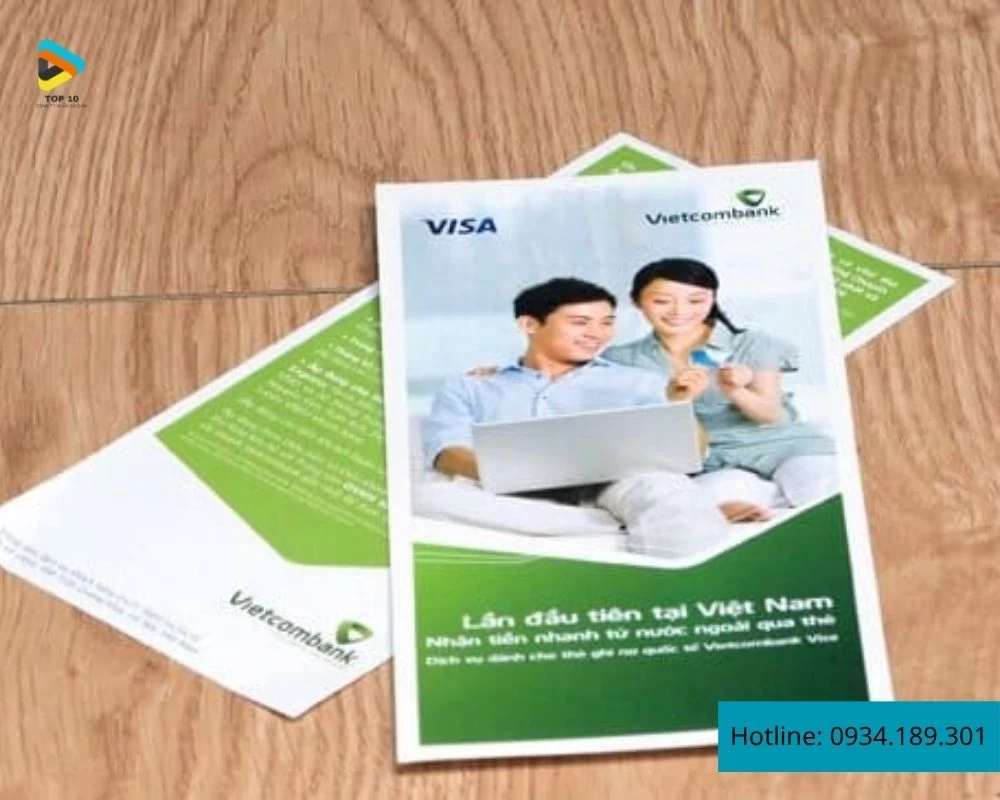 Tờ rơi ngân hàng Vietcombank