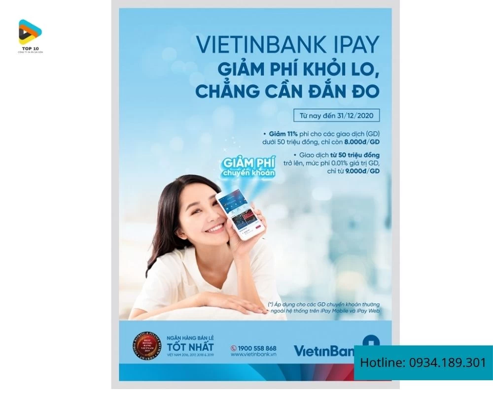 Tờ rơi ngân hàng Viettibank IPAY