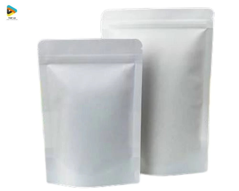 Túi zip hai mặt bạc