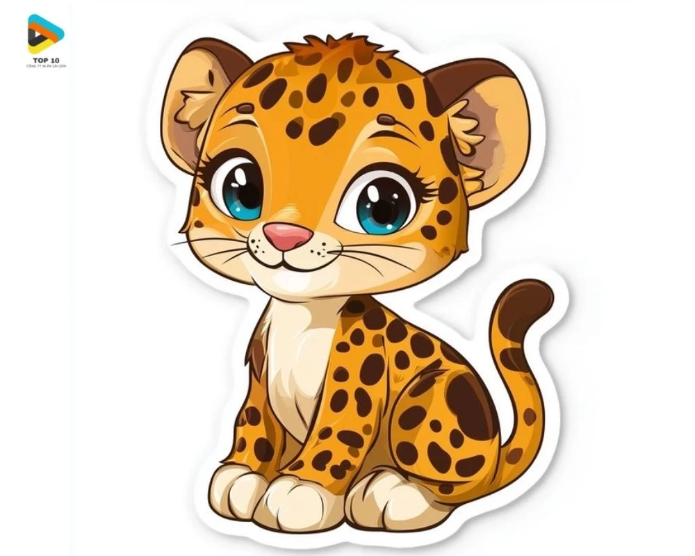 Sticker con báo con