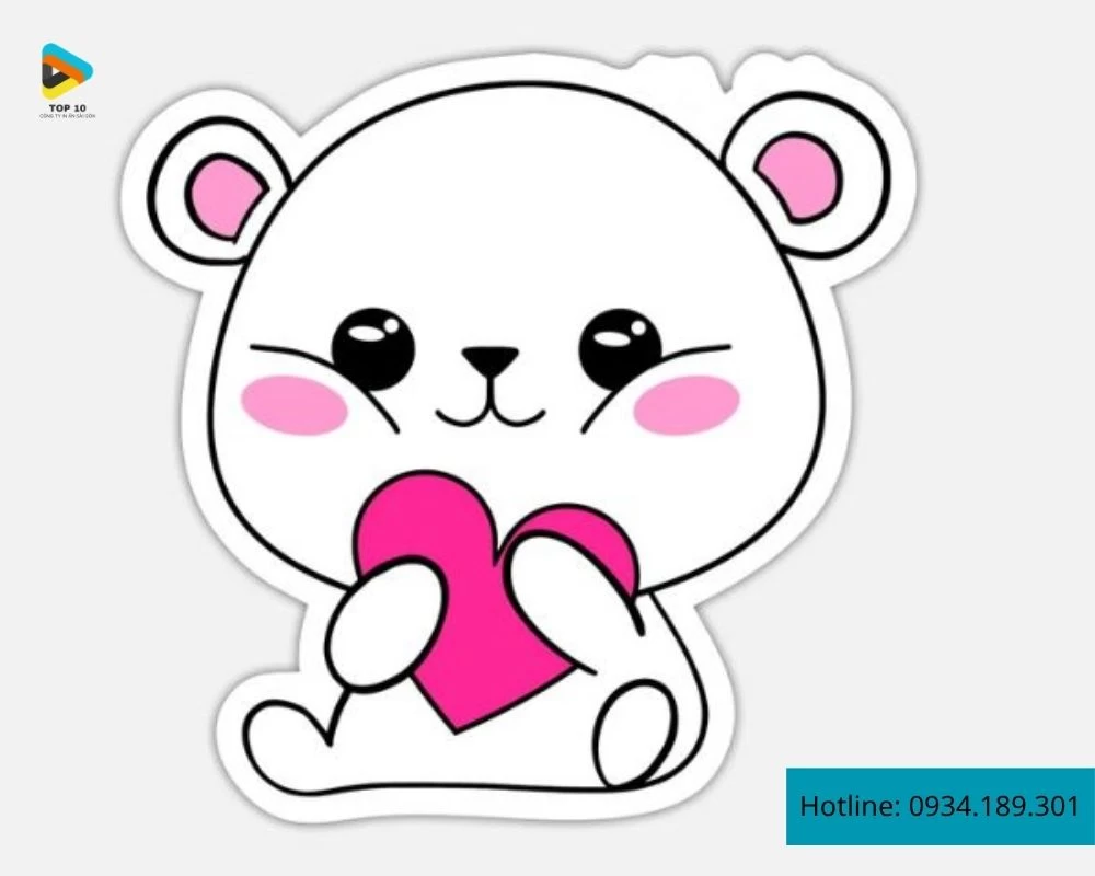 Sticker gấu