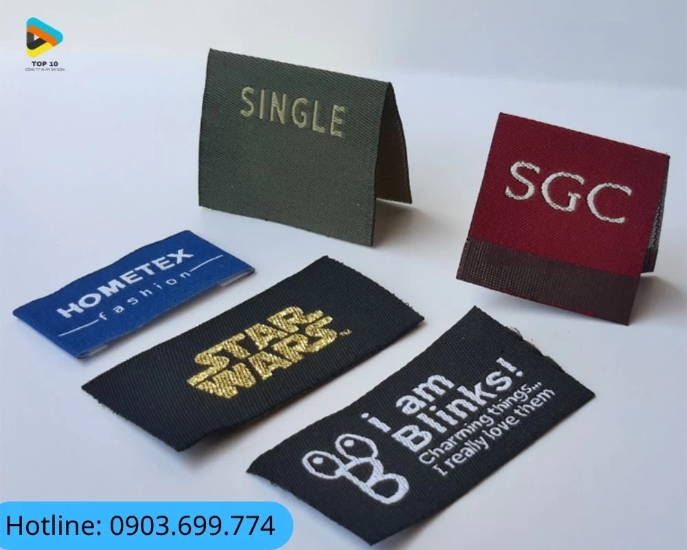 Tag dệt quần áo