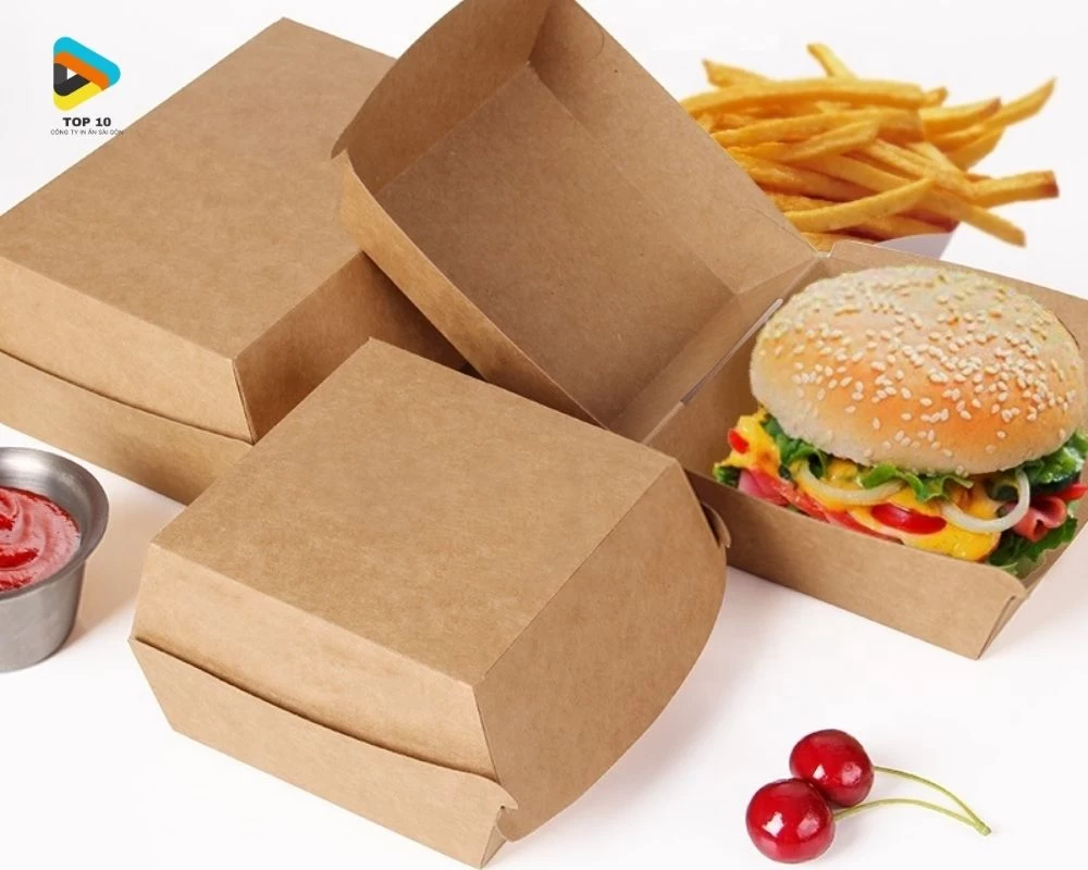 Hộp gấy đựng bánh mì sandwich