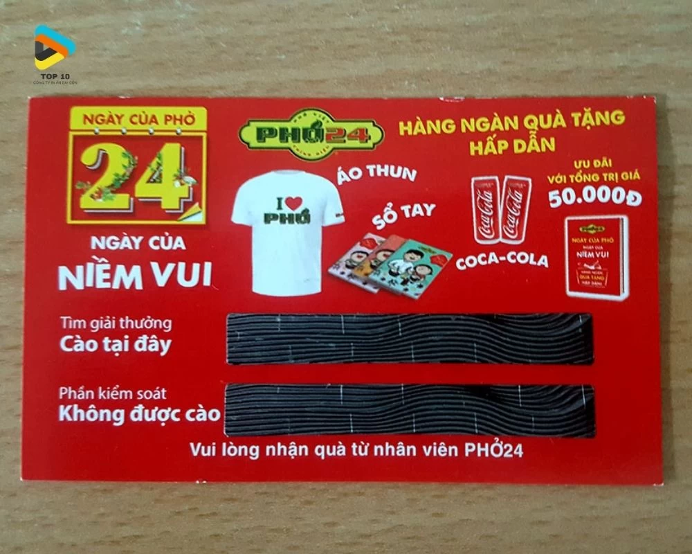 Thẻ cào của PHỞ 24