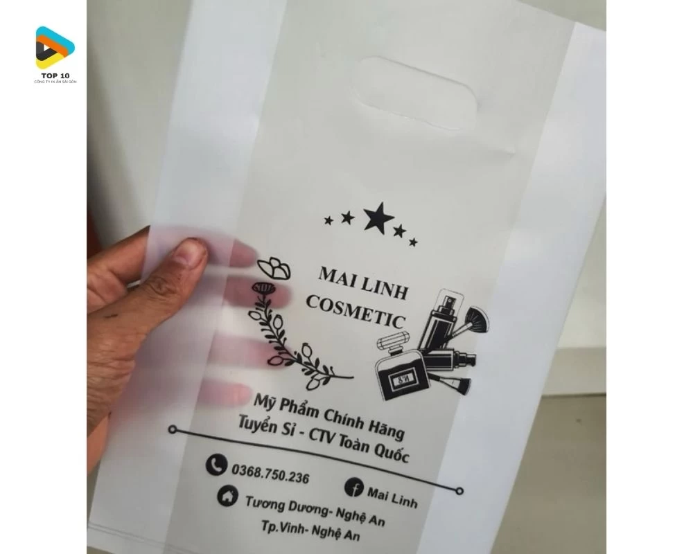 Túi đựng mỹ phẩm thương Mai Linh