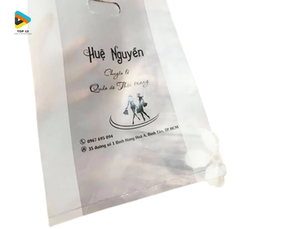 Túi nilon quần áo thời trang Huệ Nguyễn