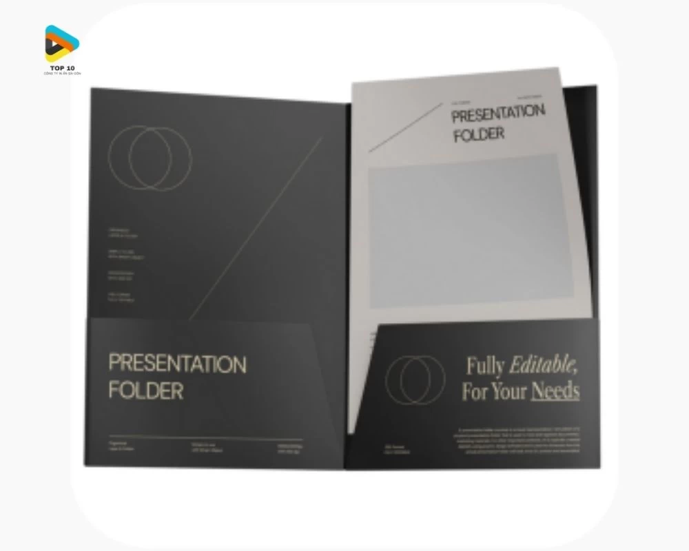 Kẹp file 1 tai dán màu đen