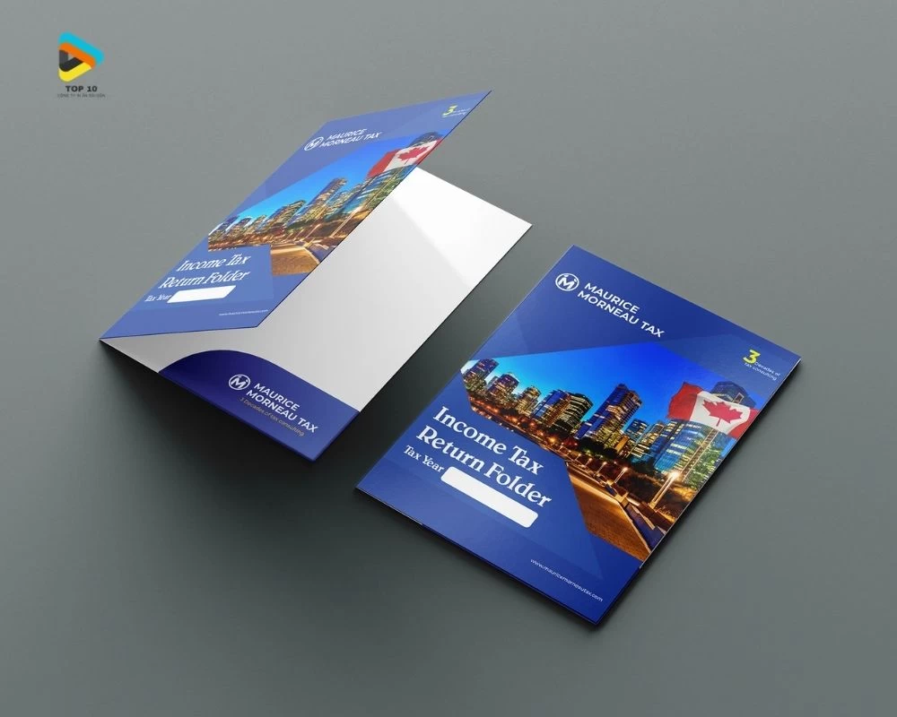 Kẹp file có thiết kế bìa đẹp, ấn tượng