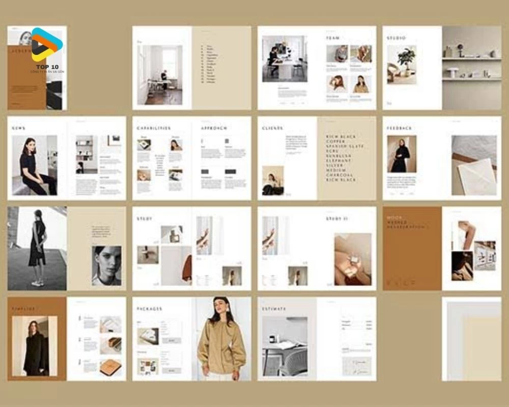 Mẫu catalogue thời trang thiết kế đẹp mắt