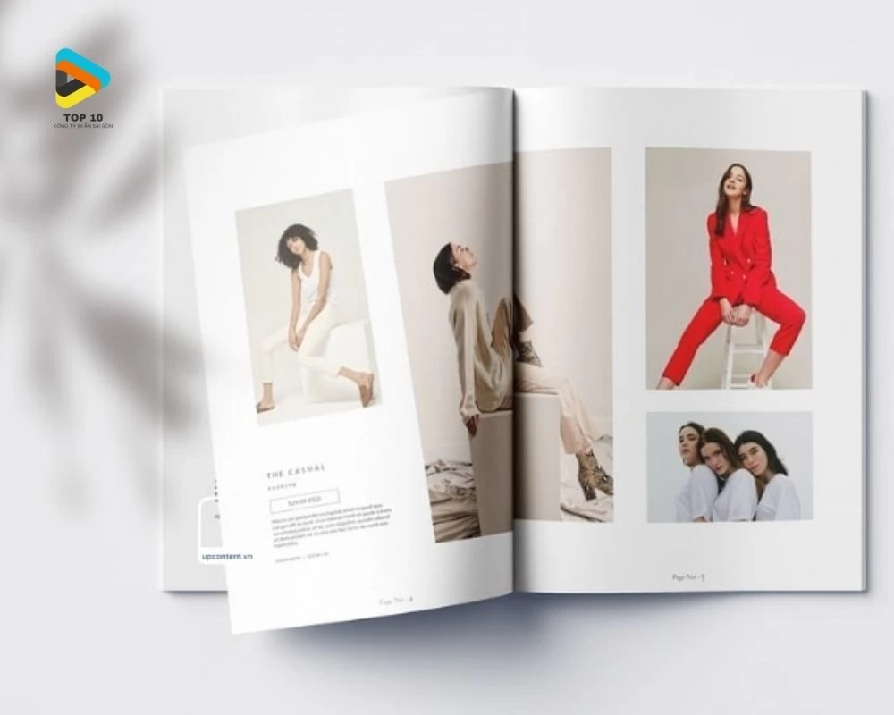 Mẫu catalogue về quần áo nữ