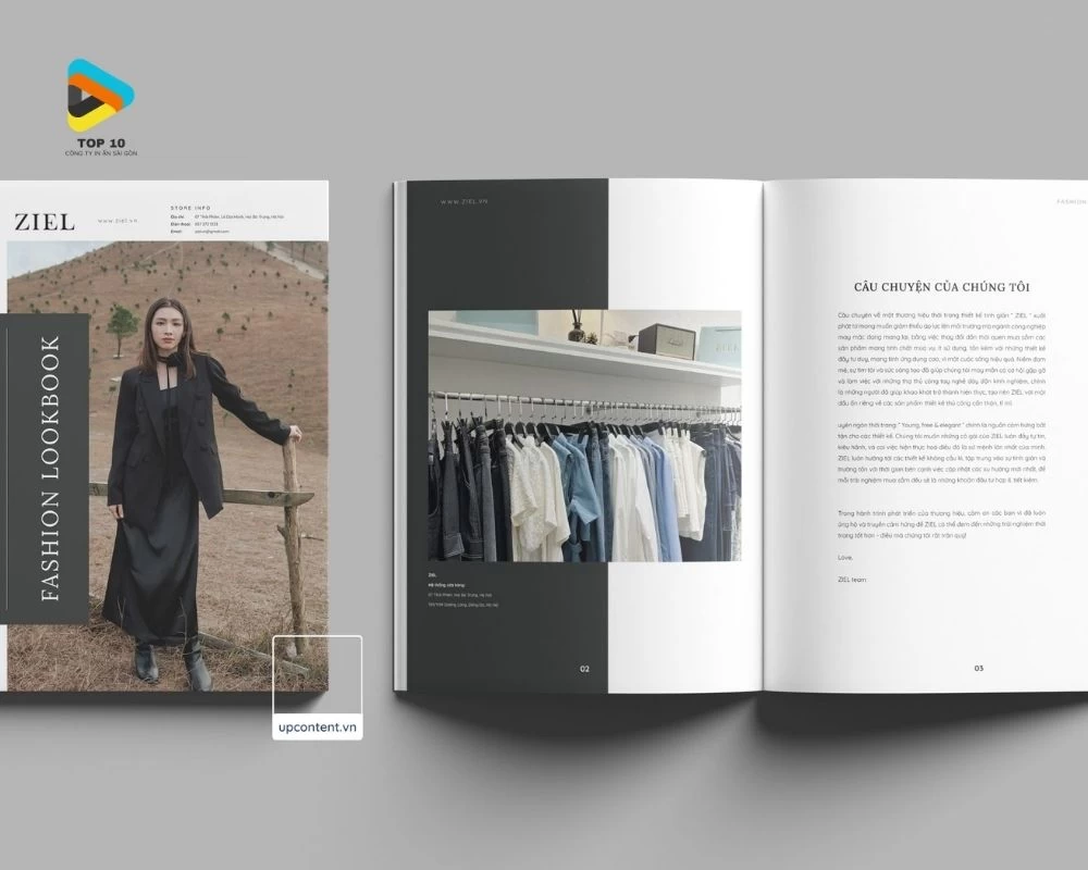 Catalogue thời trang về bộ sưu tập mới