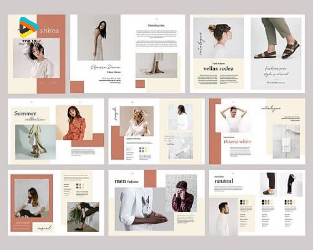 Catalogue về thời trang nữ