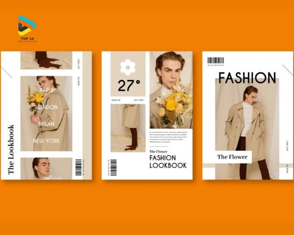 Catalogue về thời trang có thiết kế ấn tượng
