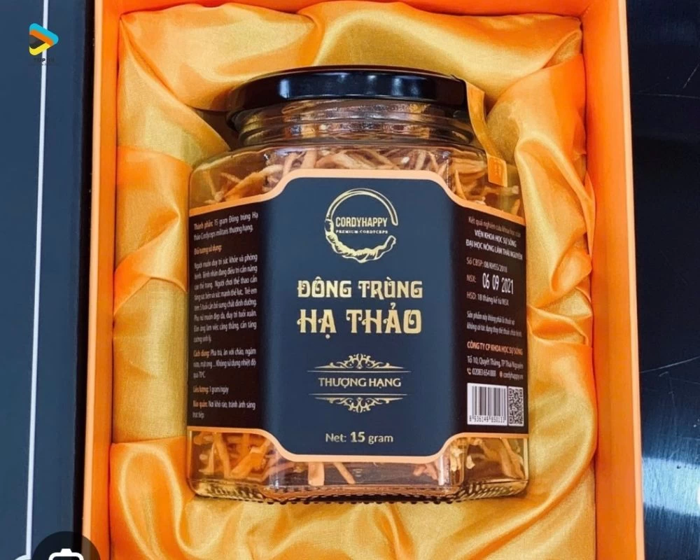 Hộp giấy cứng đựng đông trùng hạ thảo