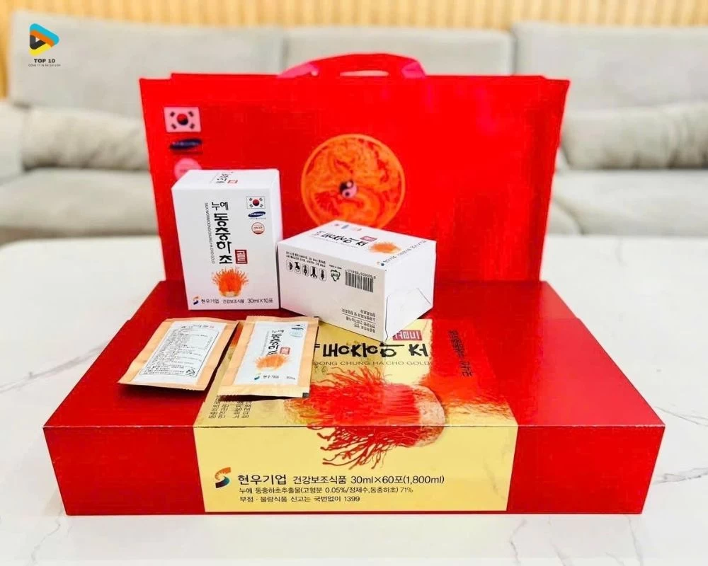 Hộp đựng đông trùng hạ thảo cao cấp màu trắng