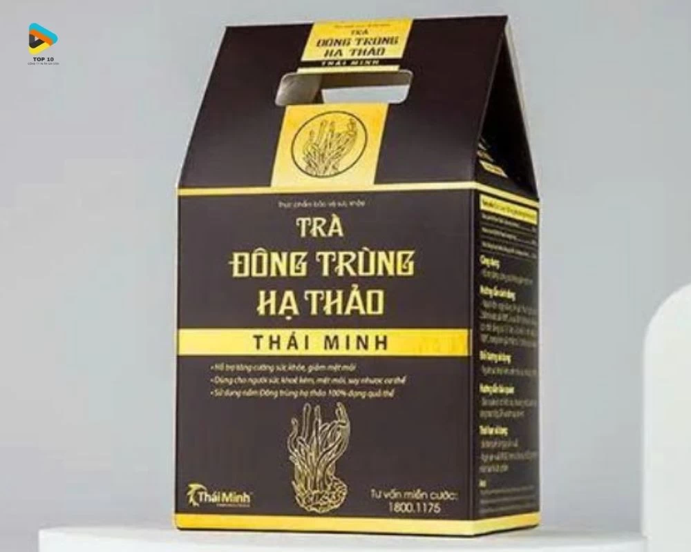 Hộp đựng đông trùng hạ thảo có tay cầm