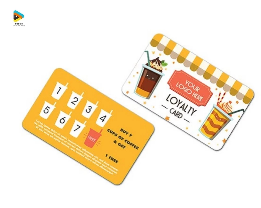 Thẻ tích điểm mua 7 ly cafe tặng 1