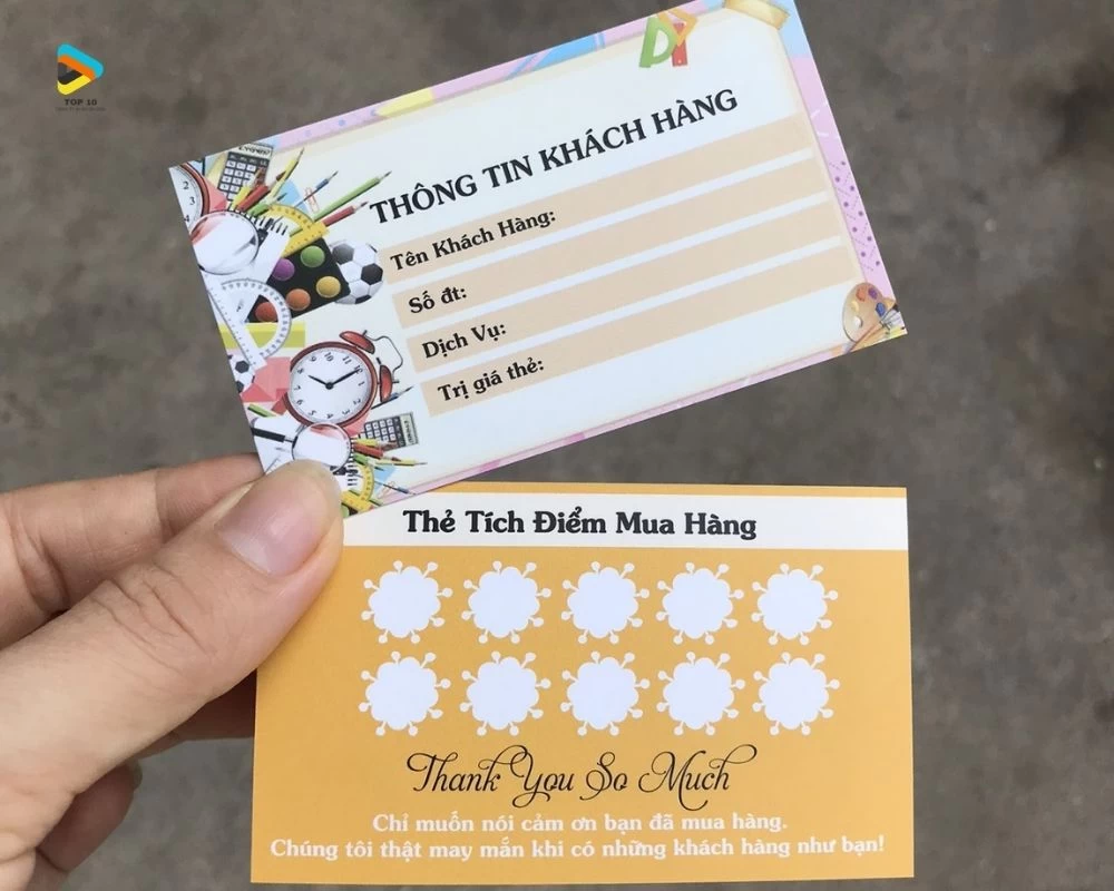 Thẻ tích điểm mua hàng