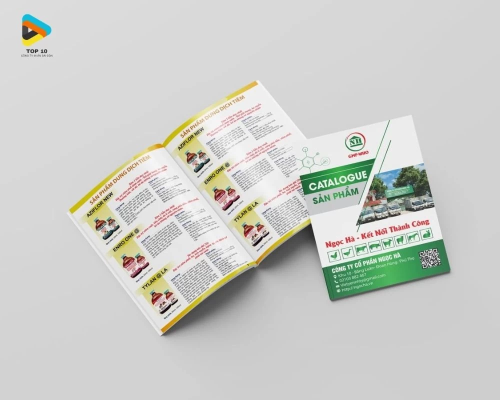 Mẫu catalogue dung dịch tiêm