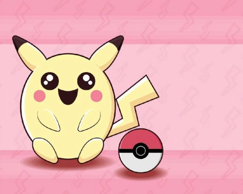 Sticker Pokemon đang ngồi