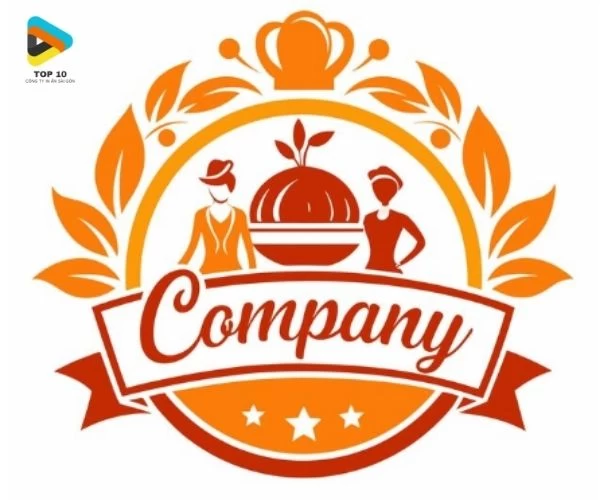 Logo nhà hàng hình vương miện