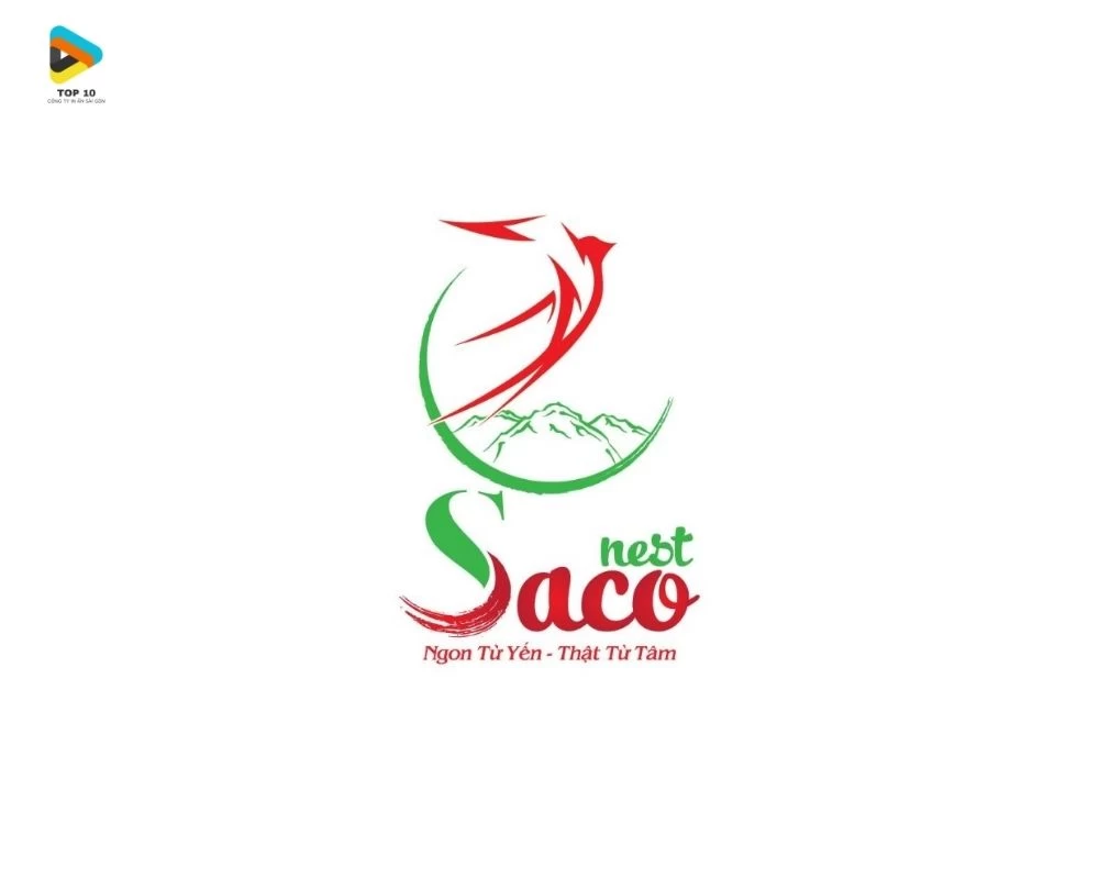 Logo yến sào Saco