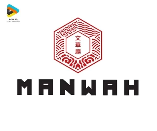 Mẫu logo nhà hàng Manwah