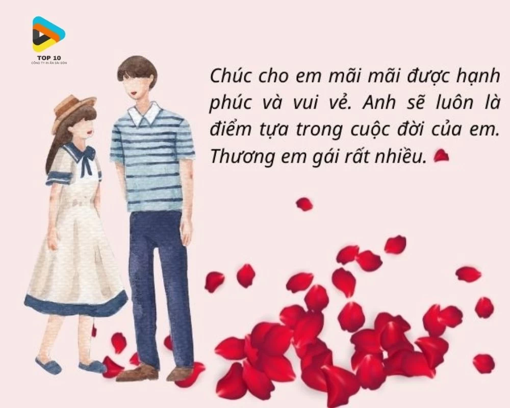 Mẫu thiệp 20_10 dành của anh trai dành tặng em gái