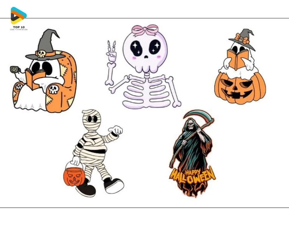 Sticker Hallowen đẹp, đáng yêu